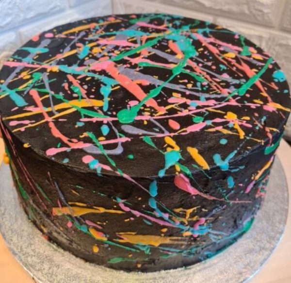 Birthday cake with sprinkles