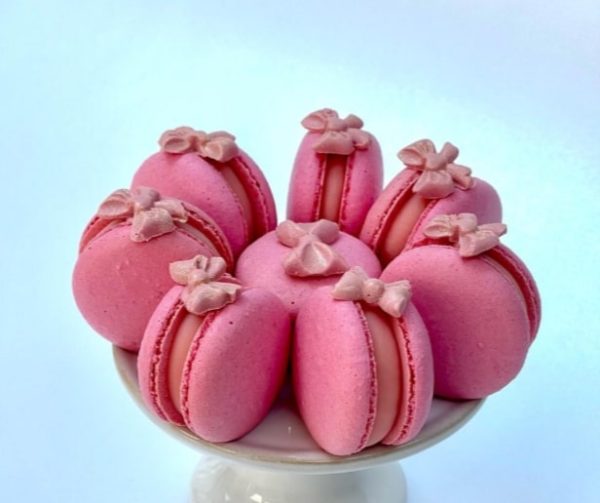 Box of French macarons