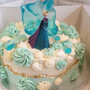 Frozen birthday cake