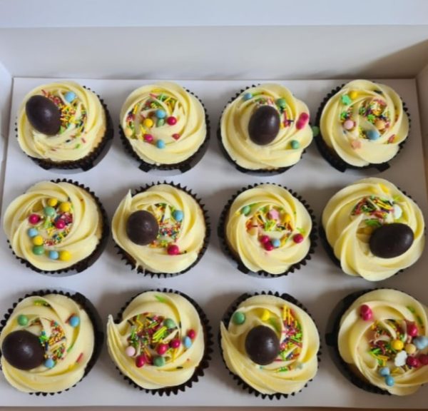 Lemon cupcake box